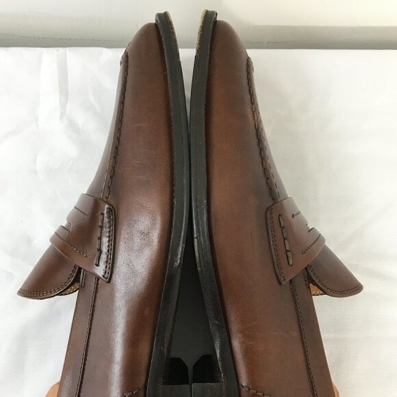 Johnston + Murphy Mens Italian Leather Dress Loafer Size 10.5 EXCELLENT - Picture 4 of 7